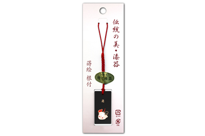 根付(ストラップ) 蒔絵 干支 酉