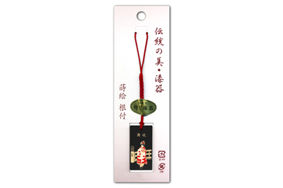 根付(ストラップ) 蒔絵 京都 舞妓