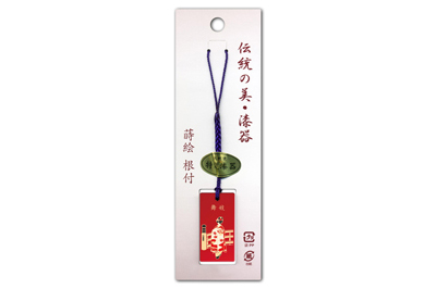根付(ストラップ) 蒔絵 京都 舞妓