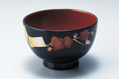 汁椀 溜 吉野 梅(10客入) 木質