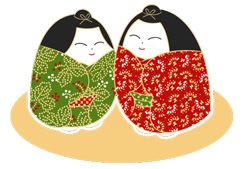笑顔が一ばん(シリーズ漆器)ロゴ
